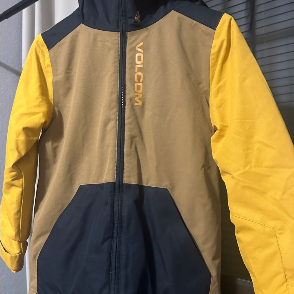 RARE Volcom Stone Holbeck Kids Size 8 Waterproof Snow Jacket Warm TRUE TO THIS